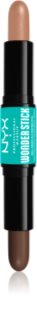 NYX Professional Makeup Wonder Stick Dual Face Lift stick contour double embout teinte 06 Rich 2x4 g