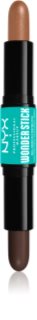NYX Professional Makeup Wonder Stick Dual Face Lift dupla végű kontur ceruza árnyalat 07 Deep 2x4 g