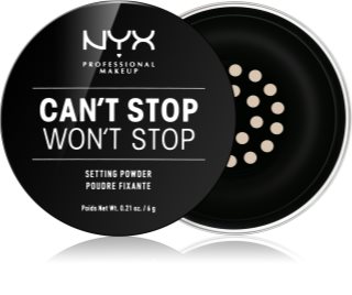NYX Professional Makeup Can't Stop Won't Stop porpúder árnyalat 01 Light 6 g