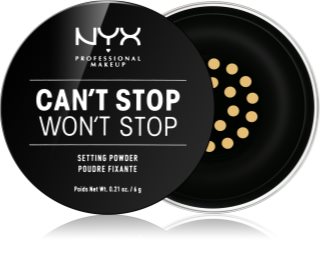 NYX Professional Makeup Can't Stop Won't Stop pudra culoare 06 Banana 6 g