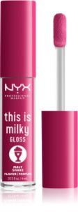 NYX Professional Makeup This is Milky Gloss Milkshakes nawilżający błyszczyk do ust perfumowany