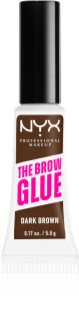NYX Professional Makeup The Brow Glue eyebrow gel shade 04 Dark Brown 5 g