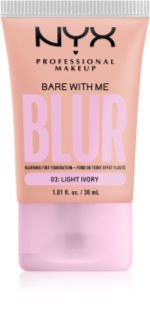 NYX Professional Makeup Bare With Me Blur Tint fond de teint hydratant teinte 03 Light Ivory 30 ml