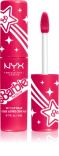 NYX Professional Makeup Barbie Smooth Whip Matte Lip Cream matná tekutá rtěnka odstín 02 Perfect Day Pink 4 ml