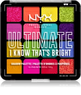 NYX Professional Makeup Ultimate Shadow Palette sombras tom I Know That's Bright 16 un.