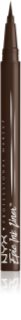 NYX Professional Makeup Epic Ink прецизна водоустойчива очна линия цвят Dark Chocolate 1 мл.