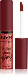 NYX Professional Makeup Butter Gloss Bling brillant à lèvres pailleté teinte 07 Big Spender 8 ml