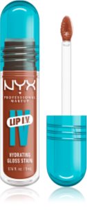 NYX Professional Makeup Lip IV Langtidsvarende læbeglans med fugtgivende virkning Skygge 01 - CARAMEL DRIP 5 ml