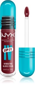 NYX Professional Makeup Lip IV brillant à lèvres longue tenue pour un effet naturel teinte 08 - DRIPPIN' IN ROSE 5 ml