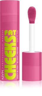 NYX Professional Makeup Fat Cheeks Juicy Blush tekutá tvářenka odstín 07 Plum Pop 8 ml