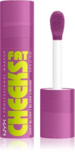 NYX Professional Makeup Fat Cheeks Juicy Blush Šķidrs vaigu sārtums (tonis) 08 Blueberry Burst 8 ml