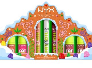 NYX Professional Makeup Gingerbaddie Land Fat Oil Lūpu kopšanas līdzekļu komplekts