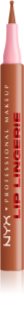 NYX Professional Makeup Lip Lingerie fixka na pery pre dlhotrvajúci efekt odtieň 03 Barely There 1 ml