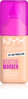 NYX Professional Makeup Make ‘Em Wonder blagi matirajući puder nijansa 02 Fair Porcelain 30 ml