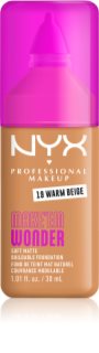 NYX Professional Makeup Make ‘Em Wonder fond de teint léger matifiant teinte 19 Warm Beige 30 ml