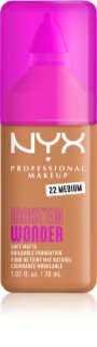 NYX Professional Makeup Make ‘Em Wonder lengvos tekstūros matinis makiažo pagrindas atspalvis 22 Medium 30 ml