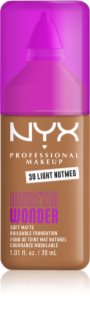 NYX Professional Makeup Make ‘Em Wonder lengvos tekstūros matinis makiažo pagrindas atspalvis 30 Light Nutmeg 30 ml