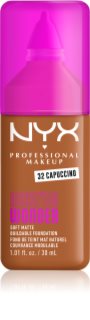 NYX Professional Makeup Make ‘Em Wonder lengvos tekstūros matinis makiažo pagrindas atspalvis 32 Capuccino 30 ml