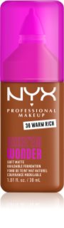 NYX Professional Makeup Make ‘Em Wonder lengvos tekstūros matinis makiažo pagrindas atspalvis 36 Warm Rich 30 ml