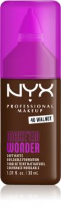 NYX Professional Makeup Make ‘Em Wonder fondotinta opacizzante leggero colore 40 Walnut 30 ml