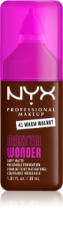 NYX Professional Makeup Make ‘Em Wonder fondotinta opacizzante leggero colore 41 Warm Walnut 30 ml
