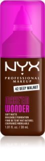 NYX Professional Makeup Make ‘Em Wonder fondotinta opacizzante leggero colore 42 Deep Walnut 30 ml
