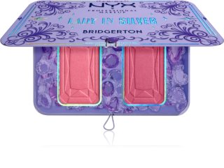 NYX Professional Makeup Bridgerton Royal Blush palette de blush teinte 02 Lady In Silver 2x5 g