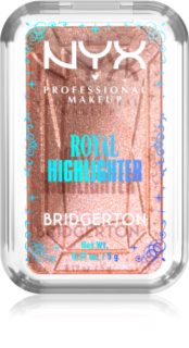 NYX Professional Makeup Bridgerton Royal Highlighter enlumineur teinte 01 Iridescent Peach 5 g