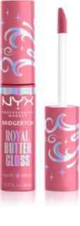 NYX Professional Makeup Bridgerton Royal Butter Gloss brillant à lèvres teinte 01 Angel Food Cake 8 ml