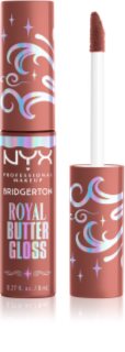 NYX Professional Makeup Bridgerton Royal Butter Gloss brillant à lèvres teinte 02 Praline 8 ml