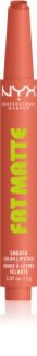NYX Professional Makeup Fat Matte balzam na pery so zmatňujúcim efektom Cashmere Cutie 2 g