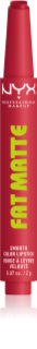 NYX Professional Makeup Fat Matte bálsamo labial com efeito matificante Flamingo Feather 2 g
