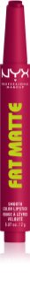NYX Professional Makeup Fat Matte balzám na rty s matujícím efektem Hibiscus Hug 2 g