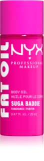 NYX Professional Makeup Fat Oil Body óleo corporal nutritivo proporciona hidratação e brilho