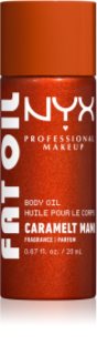 NYX Professional Makeup Fat Oil Body olio corpo nutriente per idratazione e brillantezza