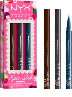 NYX Professional Makeup Epic Ink Xmas Set coffret para olhos 3 un.