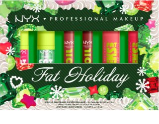 NYX Professional Makeup Xmas Fat Holiday poklon set za usne 6 kom