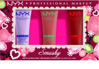 NYX Professional Makeup Smushy Xmas coffret para lábios 3 un.