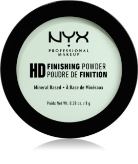 NYX Professional Makeup High Definition Finishing Powder púder árnyalat 03 Mint Green 8 g