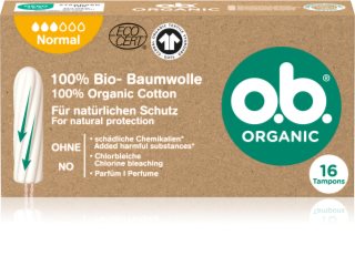 o.b. Organic Normal tampons 16 pc