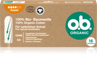 o.b. Organic Super tampony 16 ks