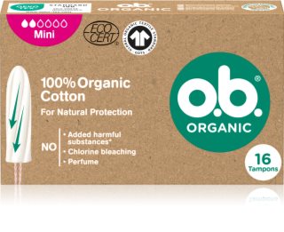 o.b. Organic Mini tampons 16 pcs