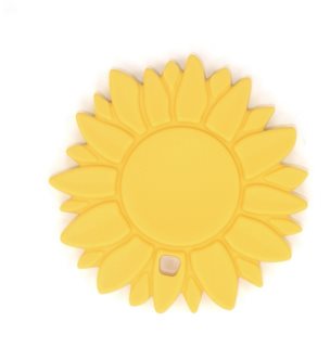 O.B Designs Sunflower Teether jouet de dentition Lemon 3m+ 1 pcs