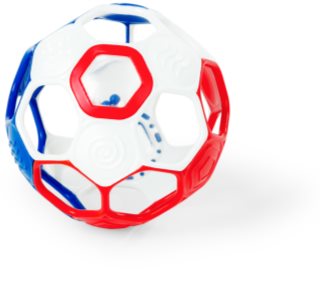 Oball Rattle Goals™ senzorický míček Red, White & Blue 0m+ 1 ks