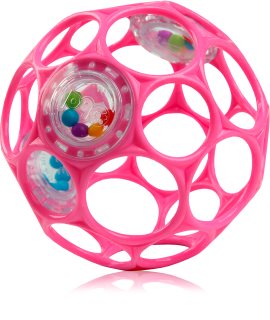 Oball Rattle hochet 0 m+ Dark pink 1 pcs
