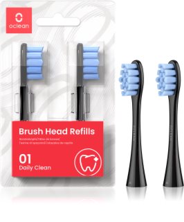Oclean Brush Head Standard Clean P2S5 recambio para cepillo de dientes Black 2 ud
