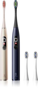 Oclean X Pro Digital Duo Set periuta de dinti electrica sonica Gold&Blue 2 buc