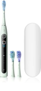 Oclean X Pro 20 Set ultragarsinis dantų šepetėlis +2 pakaitinės galvutės su kelioniniu dėklu Green