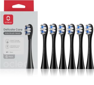 Oclean P3K8 Black spare heads for children 6 pc