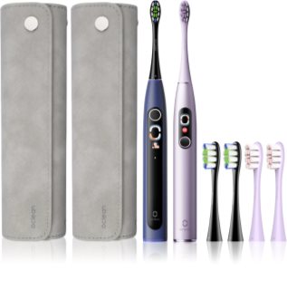 Oclean X Pro Digital Set komplekts zobu kopšanai Purple & Dark Blue